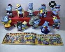 Kinder Surprise Happy Hippo Hollywood Stars Tam Set (1997)