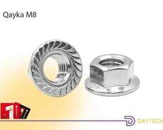 Qayka M8 flanşlı