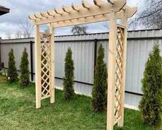 Bağ üçün dekorativ perloga