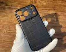 Timsah dərili Apple iPhone 17 Pro case