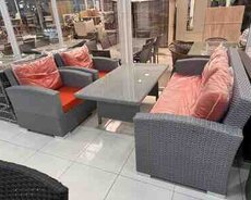 Bağ üçün divan ve kreslolar