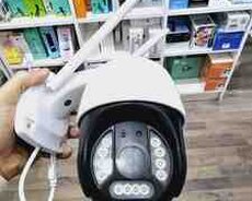 Wi-Fi simsiz PTZ360 kamera 3MP, 2K +64GB