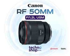 Linza Canon RF 50 mm f, 1.2L USM