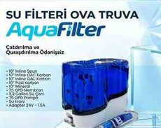 OVA Truva şəffaf su filteri