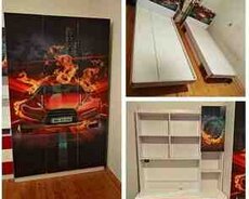 Uşaq yataq otağı mebeli