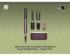 Dyson Airwrap Co-anda2x Multi-stylerDryer Straight+Wavy-Jasper Plum