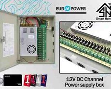 Europower 12VDC Channel power supply box