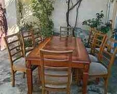 Masa və oturacaqlar