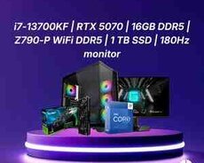 Volt Titan Gaming Pc- Intel i7-13700KF RTX 5070