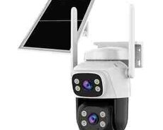 4G Sim kartlı Solar 360FHD Kamera 12MP, 4K+64GB