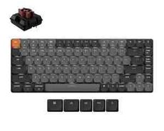 Simsiz oyun klaviaturası Keychron K3 Version 3 White Backlight Brown Switch (K3X-A3-AZ)