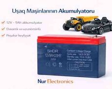 Uşaq avtomobili akkumulyatorları