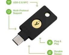 YubiKey 5C NFC təhlükəsizlik açarı