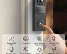 TP-Link Tapo batareya ilə işləyən video qapı zəngi (D205)