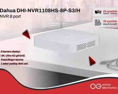 Dahua DHINVR1108HS8PS3, H  8kanallı PoE IP Video Qeydiyyat Cihazı
