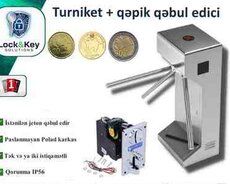 Turniket qəpik qəbuledicisi