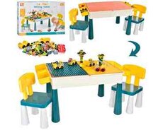 Konstruktor dəsti uşaq üçün masa və oturacaq 6304