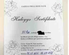 Gazelli Wellness Club Card