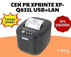 Qəbz printeri Xprinter XP-Q833L USB+LAN