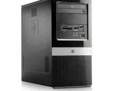 HP Compaq dx2400 Microtower PC + Monitor