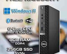 Dell Optiplex 5080 Windows 11 Micro PC (Intel i5 10th Gen ,  8GB RAM ,  256GB SSD)