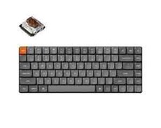 Simsiz oyun klaviaturası Keychron K3 Max Gateron White Backlight Brown Switch Keyboard (K3M-A3Z-AZ)