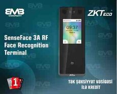 ZKTeco SenseFace 3A RF üz tanıma və kart ilə giriş nəzarət və işçi dəvamiyyət terminalı