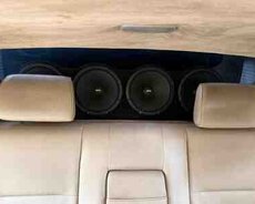 Dinamiklər, səsgücləndirici, maqnitola, sabvufer