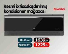 Kondisioner AUX ASW-H24A4, CCBR3DI Black Inverter