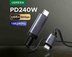Ugreen kabeli 240W 16K 60Hz
