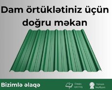 Metal dam örtükləri