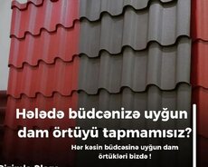 Metal dam örtükləri