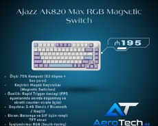 Ajazz Ak820 Max Rgb Magnetic Switch
