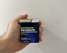 Nutraxin Selenium 100 µg (100 Tablet) – Orijinal Qida Əlavə