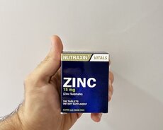 Nutraxin Zinc 15mg Sink - Qida əlavəsi