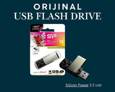 32Gb Silicon Power Blaze B30 Usb 3.2 Flashkart (Original