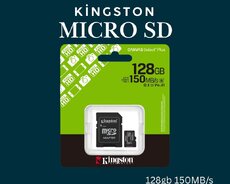 Kingston 128gb Microsd Card Up to 150mb/s Class 10 V10