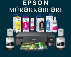 "Epson" printer boyaları kartric