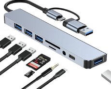 Usb Çoxaldıcı 8 in 1