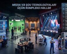 Peşəkar səs, ışıq və studiya avadanlıqları satışı quraşdırıl
