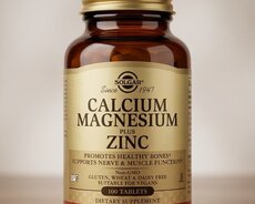 Solgar Calcium Magnesium Plus Zinc 100 | Maqnezium