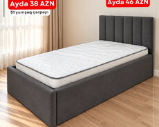 Təkadamlıq yumşaq çarpayılar Kreditlə