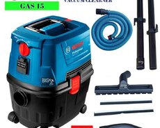 Bosch GAS 15 Professional - yaş və quru təmizlik üçün sənaye tipli
