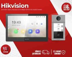 Domofon dəsti Hikvision DS-KH8520-WTE1  DS-KV8213-WME1