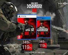 PS 5 üçün Call of Duty Modern Warfare 3 oyun diski