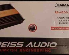 Səs gücləndirici REISS AUDIO RS-4200.4