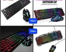 RGB klaviatura siçan dəsti