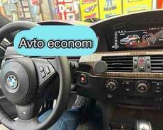 BMW E60 android monitoru