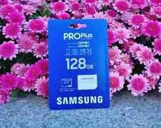Mikro yaddaş kartı Samsung Pro Plus 128 GB Klass10 V30 Oxuma Sürət 160 MbSan