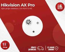 Ağıllı yanğın detektoru Hikvision AX Hybrid Pro DS-PDHT-E-WE
